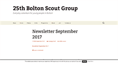 Desktop Screenshot of 25thbolton.co.uk