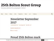 Tablet Screenshot of 25thbolton.co.uk